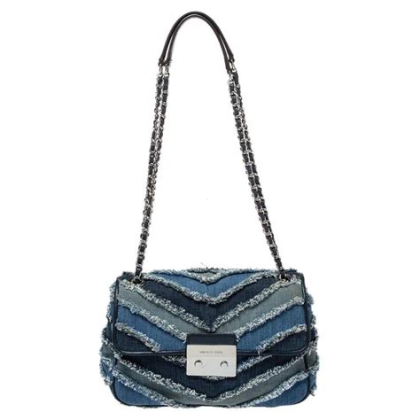 michael kors vivianne denim|Vivianne handbag Michael Kors Blue in Denim .